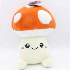 Cuddle Crew Happy Mushroom 10" Stuffed Plush Toy w/ Tag